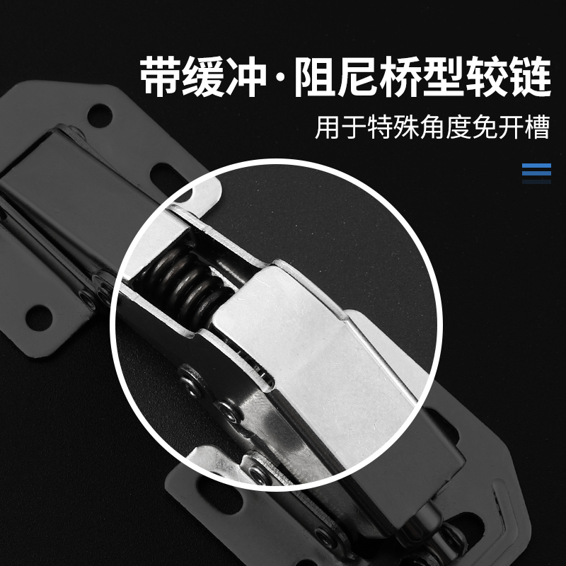 穴なしキャビネットドアヒンジ汎用ヒンジダンピング緩衝折り畳みワードローブドアヒンジばねキャビネット金物部品部品|undefined