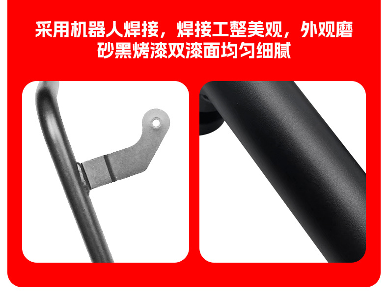 Suitable for Honda Fosha 350 Bumper Anti-Fall and Anti-Collision Carbon Steel Front Bumper Scooter Bumper Modification Accessories