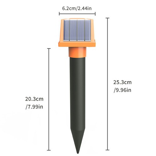  cross-border new product high-power rat repeller LED light source variable frequency ultrasonic snake repeller solar rat repeller