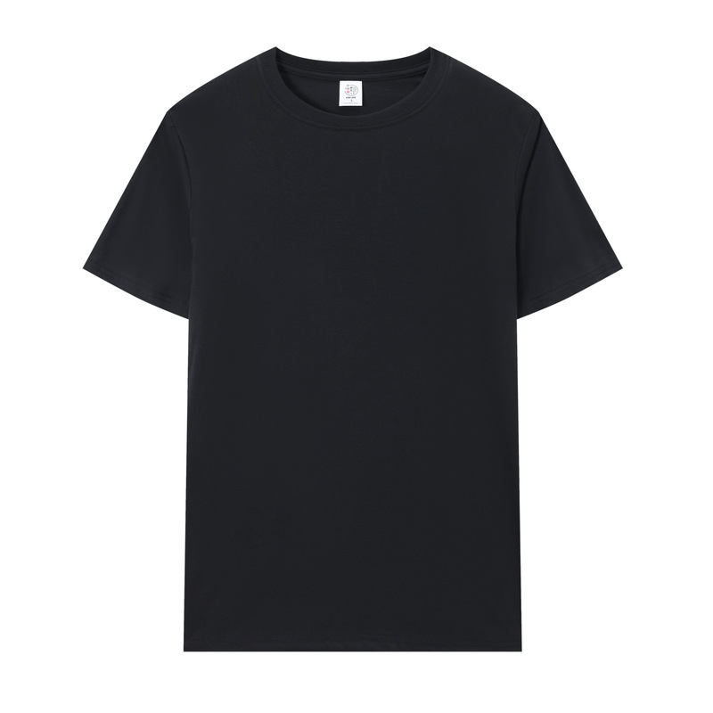 夏半袖Tシャツ、日常作業服、クラス服、ポリエステルラウンドネック文化シャツ、スポーツレジャートップス|undefined