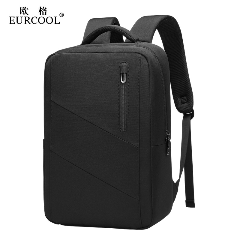 Nigel business affairs Backpack man capacity 15.6 notebook Computer package Middle and high school Student bag wholesale