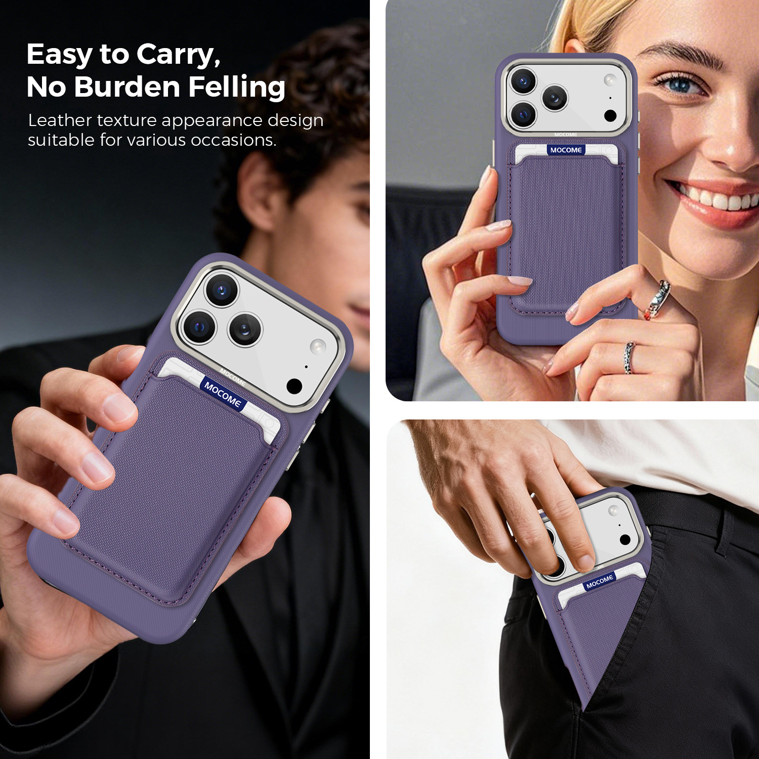 Ốp lưng từ tính iPhone 11-16 Pro Max chất liệu vải công nghệ MagSafe chống sốc — Cam【Ví thẻ】, Xanh dương【Ví thẻ】, Đen【Ví thẻ】, Xanh lá【Ví thẻ】 chi tiết 31