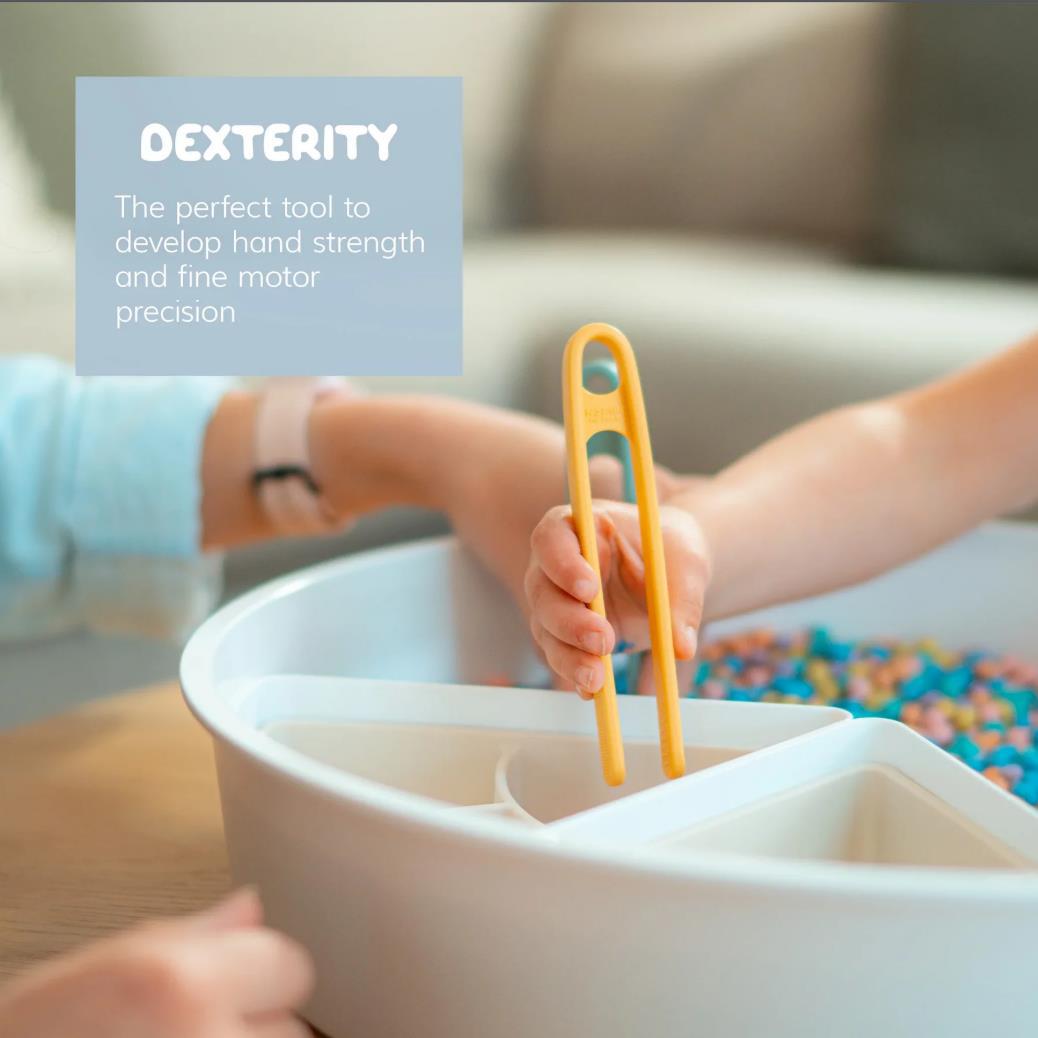 Sensory basin tool clip silicone children's toys teaching aids Reggio fine motor training cross border