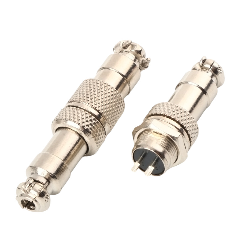 航空插座插头 GX20-12芯公头/母头开孔20mm12芯14P15芯对接连接器