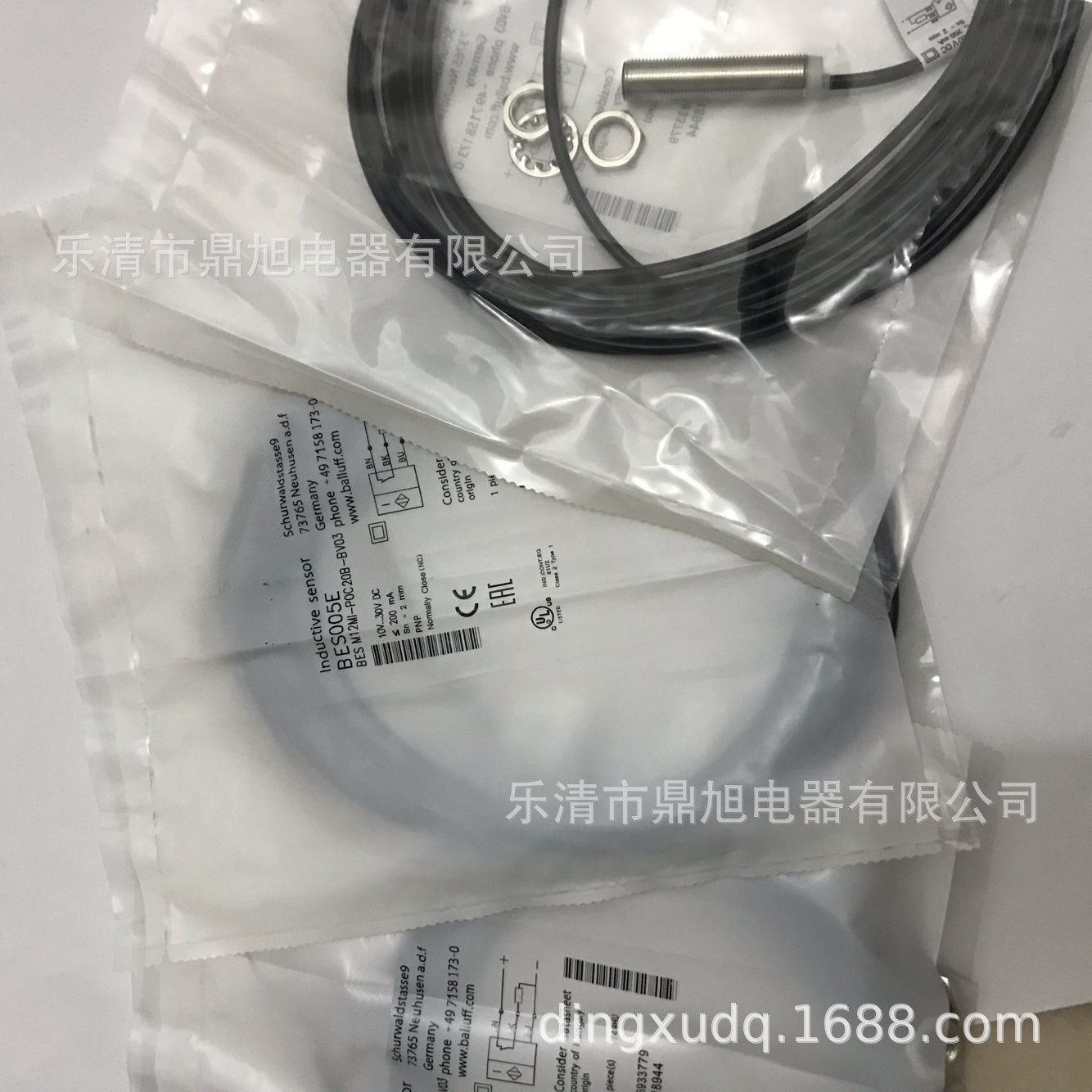 实物图拍摄BES M12MI-POC20B-BV03接近开关BES M12MI-NSC20B-BV02