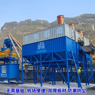 定制卧式水泥仓单双层50-200吨混凝土搅拌站储料仓罐定制水泥仓