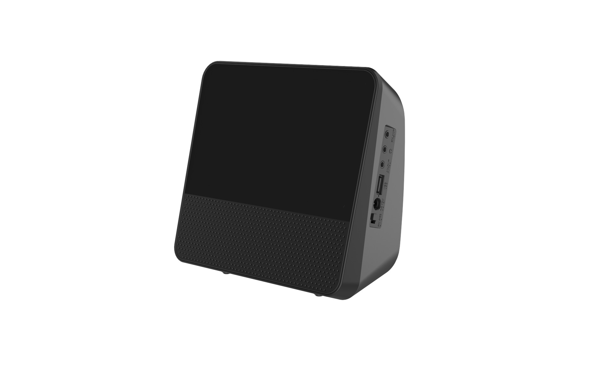 ブラックデスクトップDVDプレーヤー一体型+Bluetooth+Uディスク再生+充電バージョン
