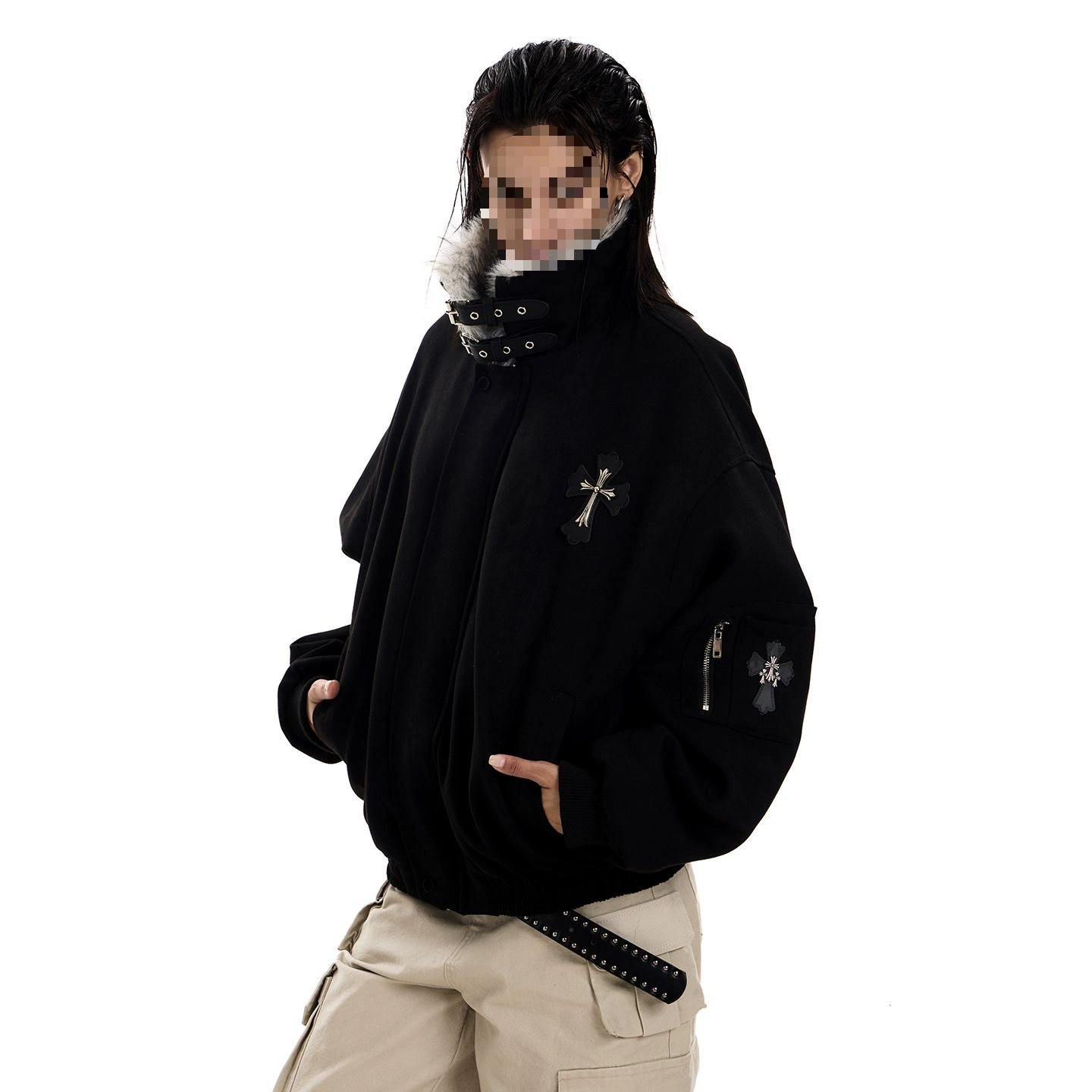 Warm winter down jacket