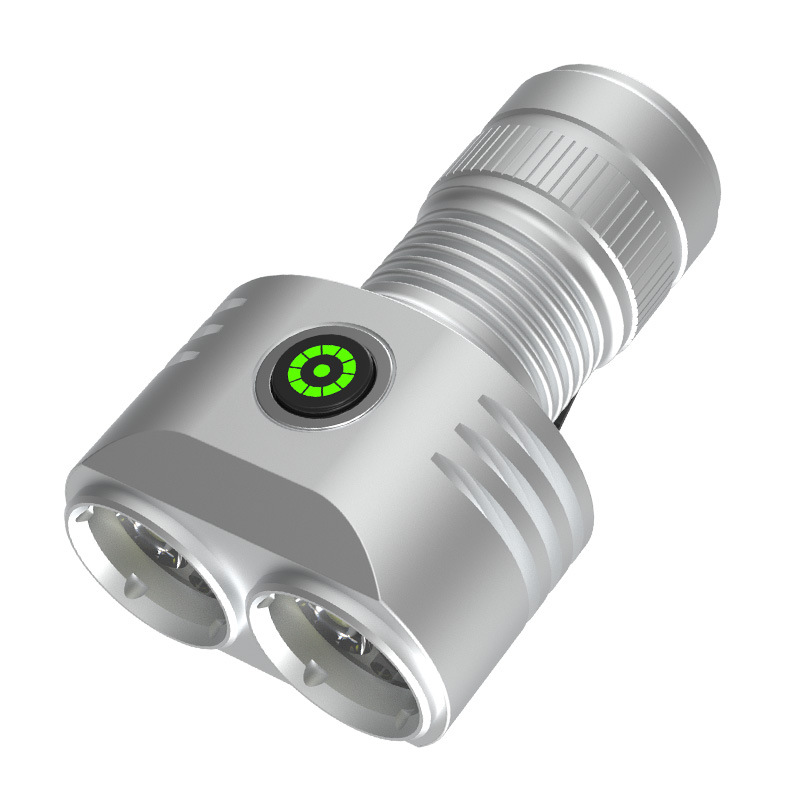 Explosión de luz super brillante hogar recargable al aire libre de montaje nocturno portátil LED remoto linterna seis linterna de mecha
