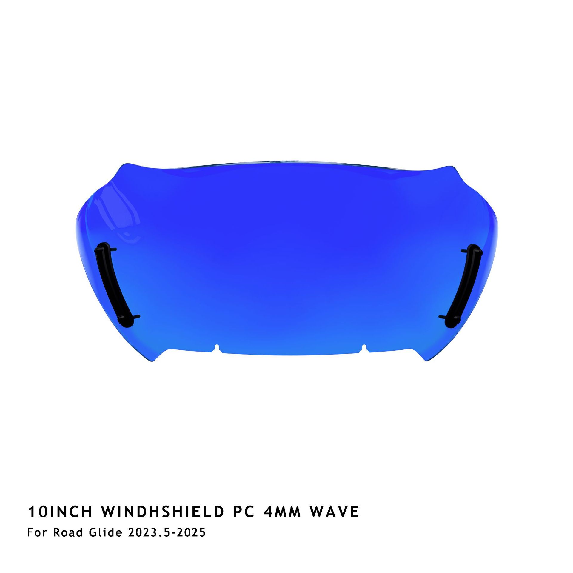 Harley 23.5-26 Road Glide 10inch Pc Material Windshield, Available in Multiple Colors