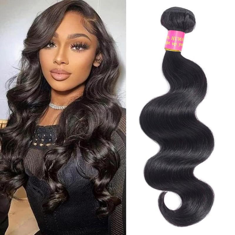 X4974 Dropshipping Aliexpress Cross-Border New Wig Piece 12 Bundles of Human Hair Body Wave Beam