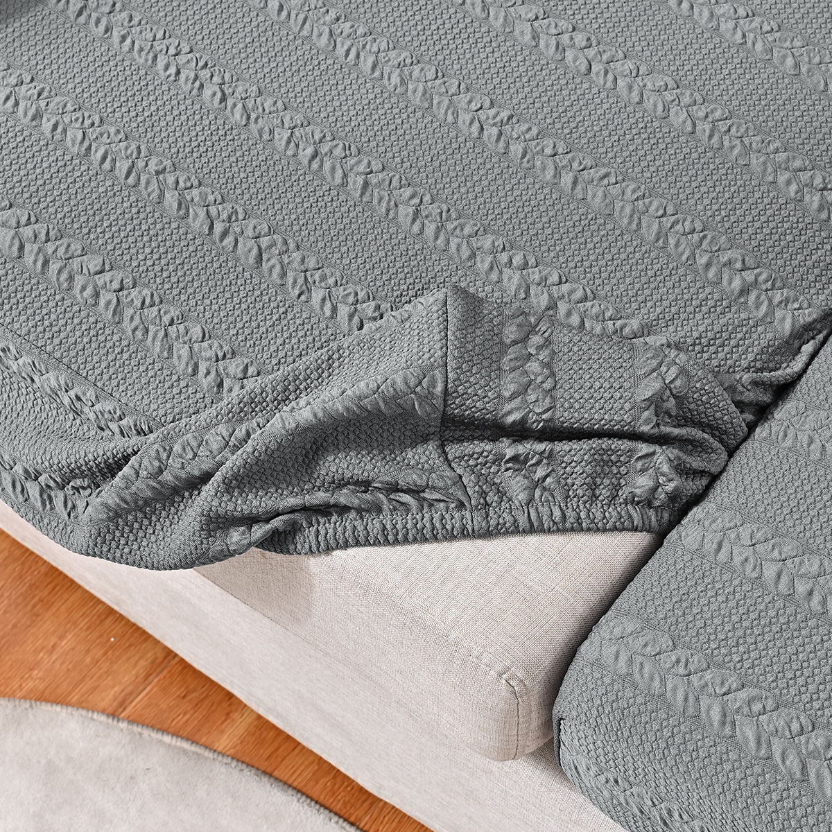 Amazon transfronterizo elástico jacquard pequeño sofá cojín de gazel polvo universal cubierta de sofá en stock