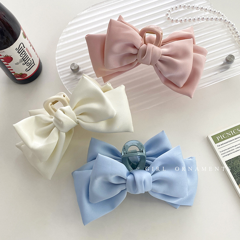 Women's Sweet Bow Knot Plastic Cloth Hair Claws display picture 2
