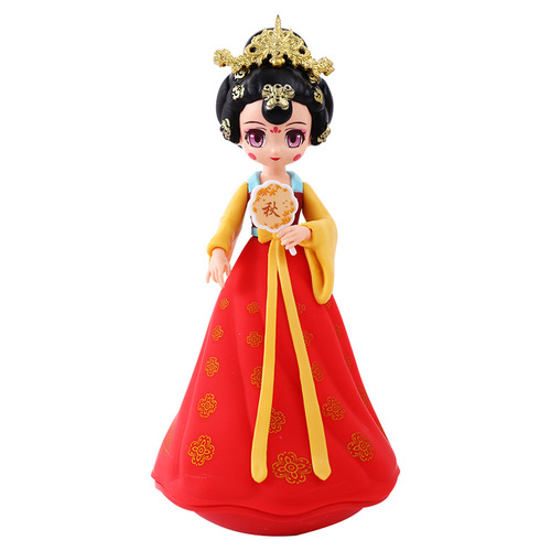 Daxianda Boudoir Lady Figurine, Creative Home Decor Doll, Handmade Souvenir from Xi'an