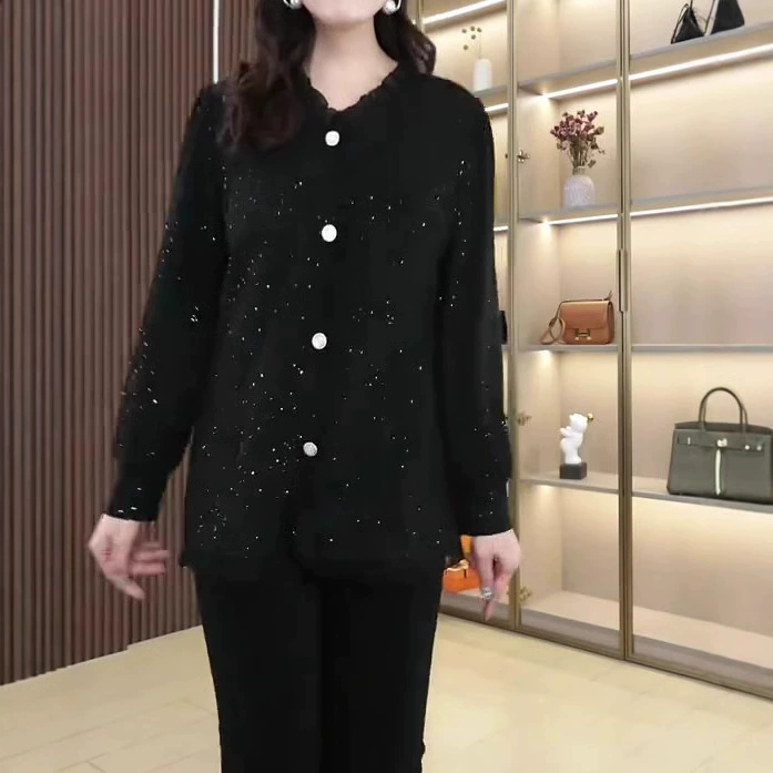 2025 весеннее платье новый сетевой красный живой рубашка кардиган легкий экстравагантный темперамент блестящий шелковый дикий топ для женской одежды большого размера