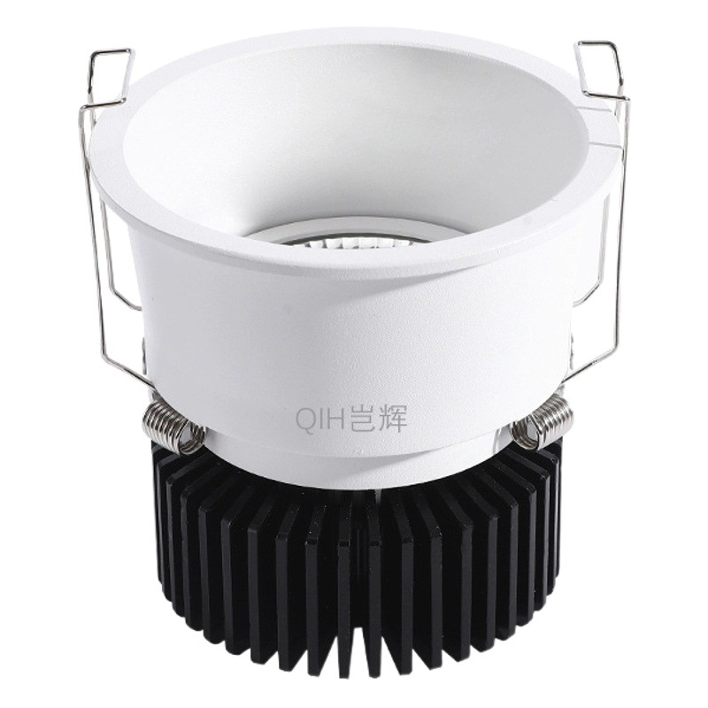 Spotlight pequeña colina borde estrecho incrustado profundo anti-reflejo lámpara LED hogar COB arandela de la pared agujero 9cm lámparas Zhongshan