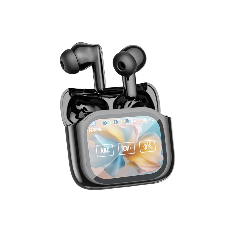 国境を越えた新製品 JM19 Bluetooth ヘッドセット カラースクリーン ANC 両耳ノイズキャンセリング インイヤー型 TWS ワイヤレス Bluetooth ヘッドセット|undefined