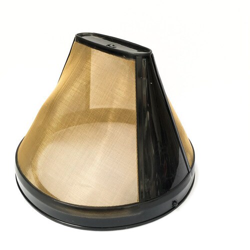 Coffee filter, 304 stainless steel coffee filter pour-over coffee maker, filterless paper filter funnel drip coffee dripper