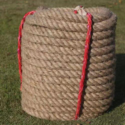 源头厂家粗麻绳手工制作材料细黄麻绳捆绑DIY吊牌猫爬架拔河绳