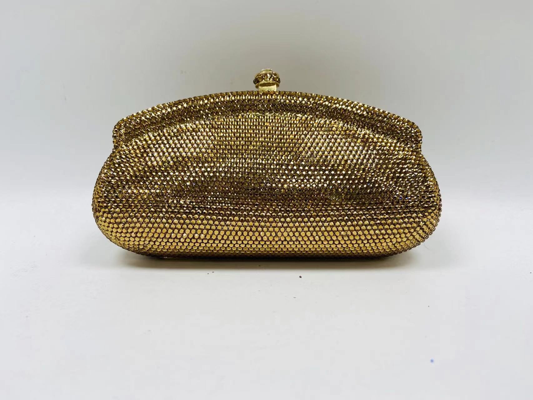 Bolsa de cena de diamantes hecha a mano transfronteriza, bolsa de mano de diamantes, fábrica de sirena Daiwei, orden de bolsa de embrague