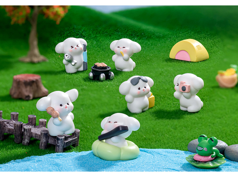 Estilo De Dibujos Animados Animal Resina Adornos Decoraciones Artificiales display picture 1