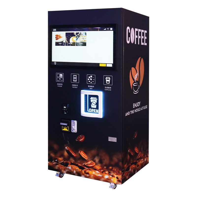 AiWan Unmanned Self-Service Touchscreen Coffee Machine Automatic Coffee Vending Machine for Commercial Use AiWan Unmanned Self-Service Touchscreen Coffee Machine Automatic Coffee Vending Machine for Commercial Use