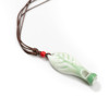 Retro ceramics, whistle, necklace, accessory for beloved, sweater, long pendant, mid-length, wholesale