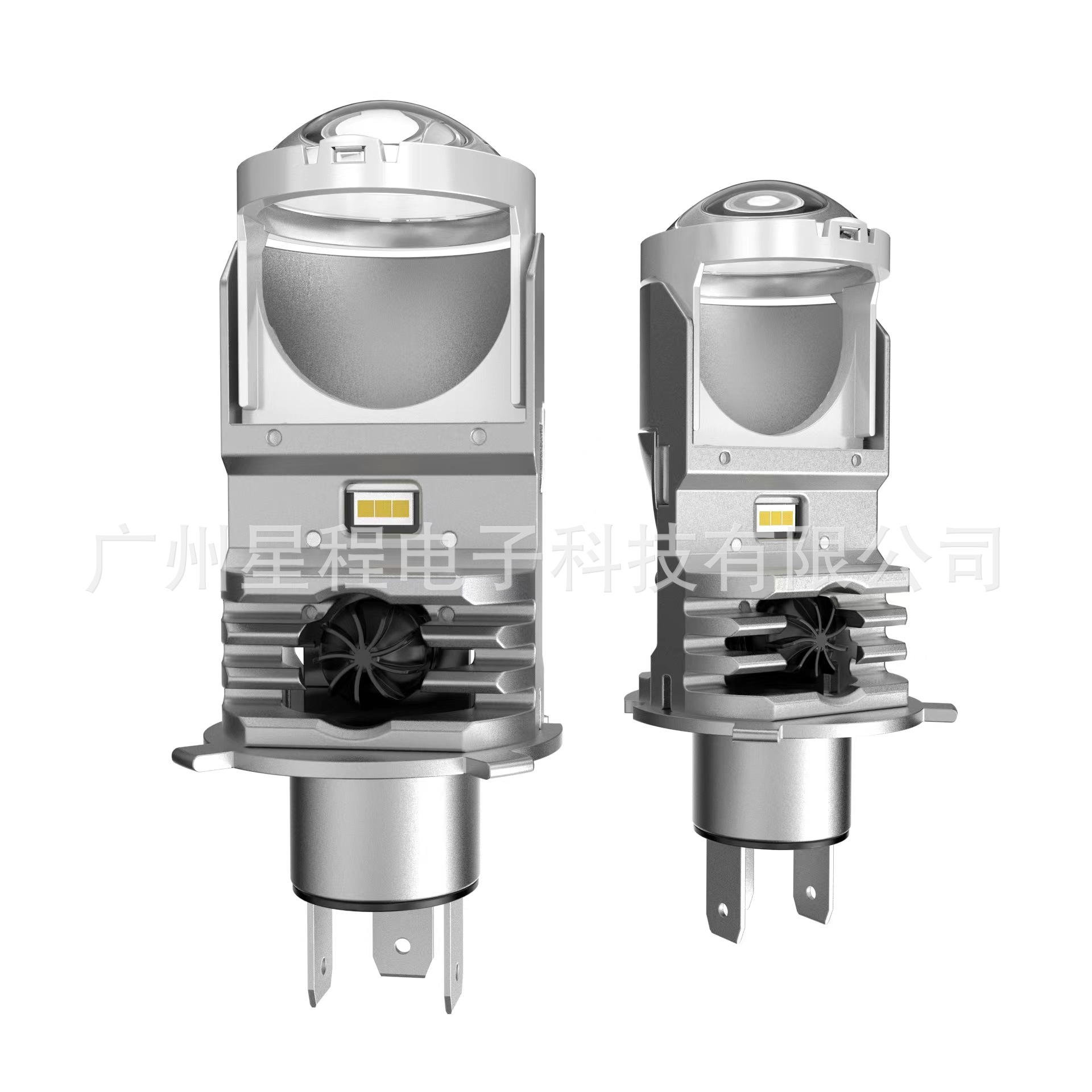 2024 nuevo plug-and-play USO DE Meiguang integrado coche de la motocicleta H4 lente de tres enchufes faro