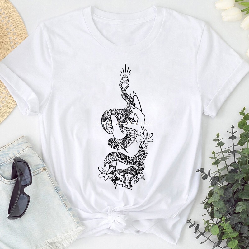 Gothic Hand and Snake t Shirt Mysterious Witch Woman t Shirt Aesthetic Spirit Bohemian Witch t Shirt Shirt