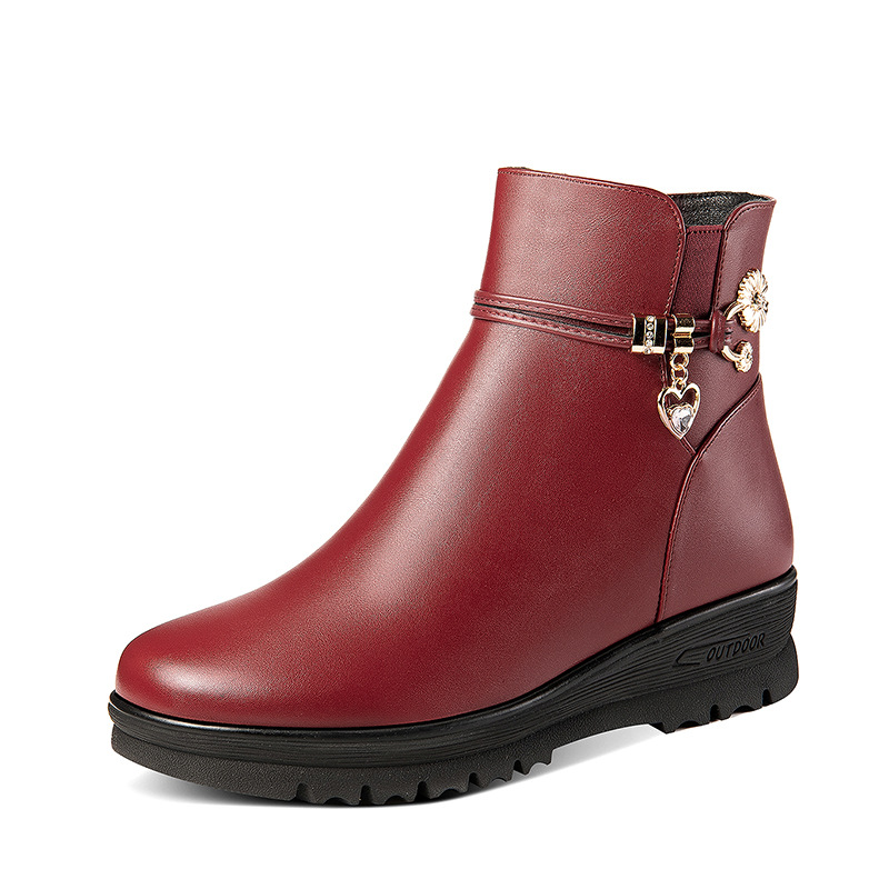 Fabricantes al por mayor zapatos de madre zapatos de primavera para mujer zapatos de algodón de mediana edad para mujer