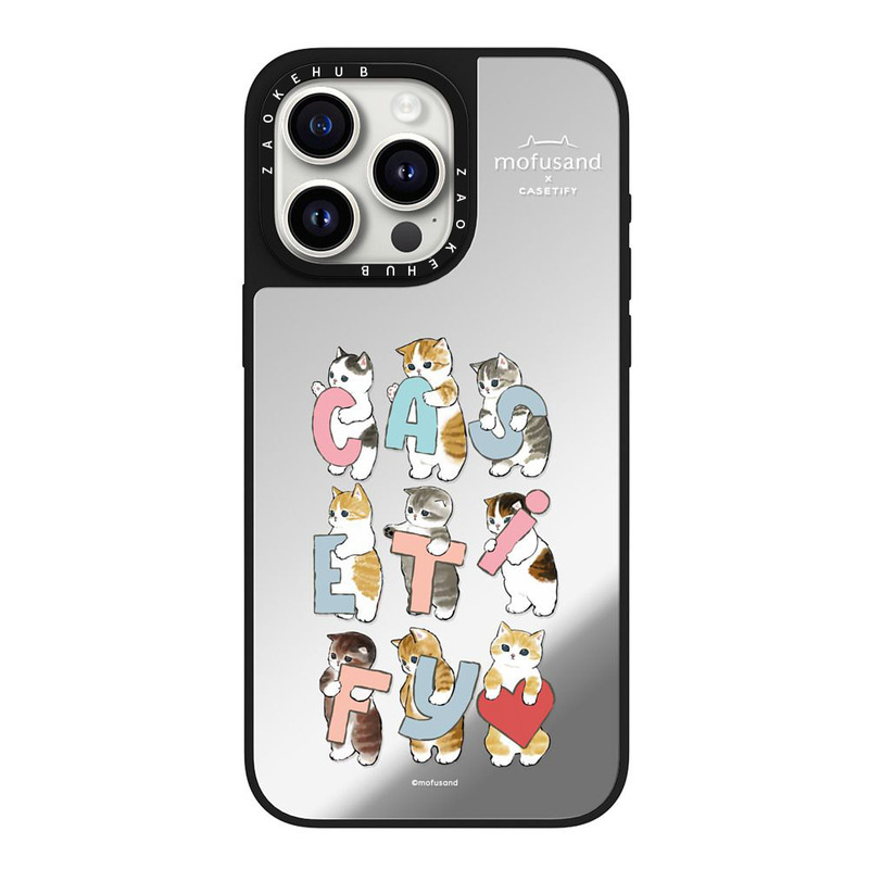 CASET马卡龙猫咪Mofusand猫福珊迪iPhone16ProMax苹果15手机壳14|undefined