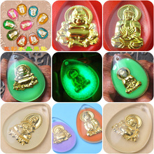 小孩传统佛 观音吊坠 儿童晶美晶水滴型项链坠子 珠宝首饰店赠品