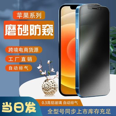 apply iPhone 12 Pro Scrub Tempered Apple 11 Full screen fingerprint mobile phone Matte film