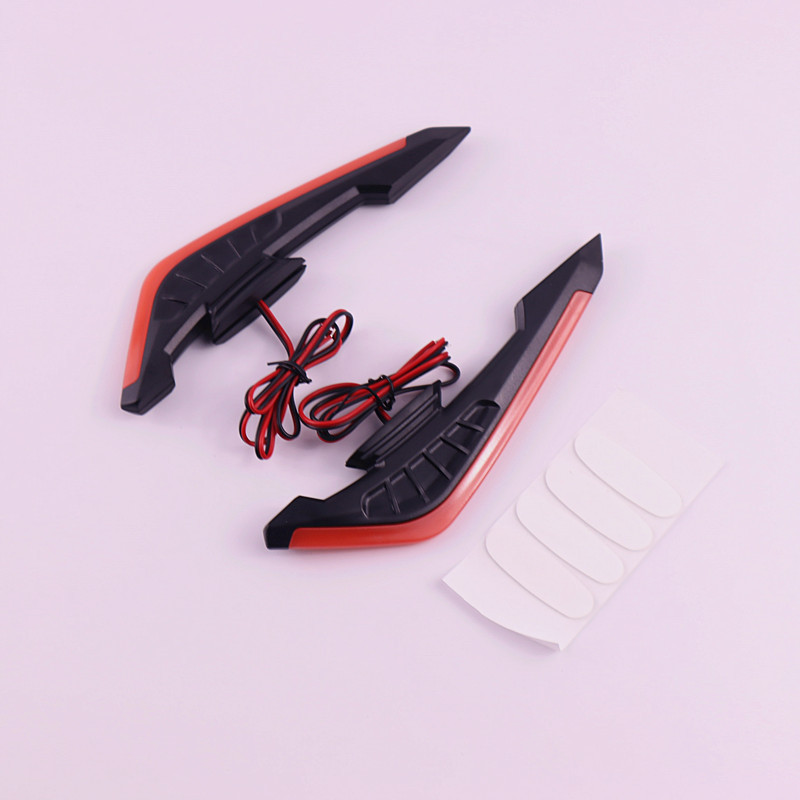 Cross-Border Popular Motorcycle Turn Signal Decorative Light, Cool Blade-Shaped Turn Signal Wind Wing Led Turn Signal Ambient Light