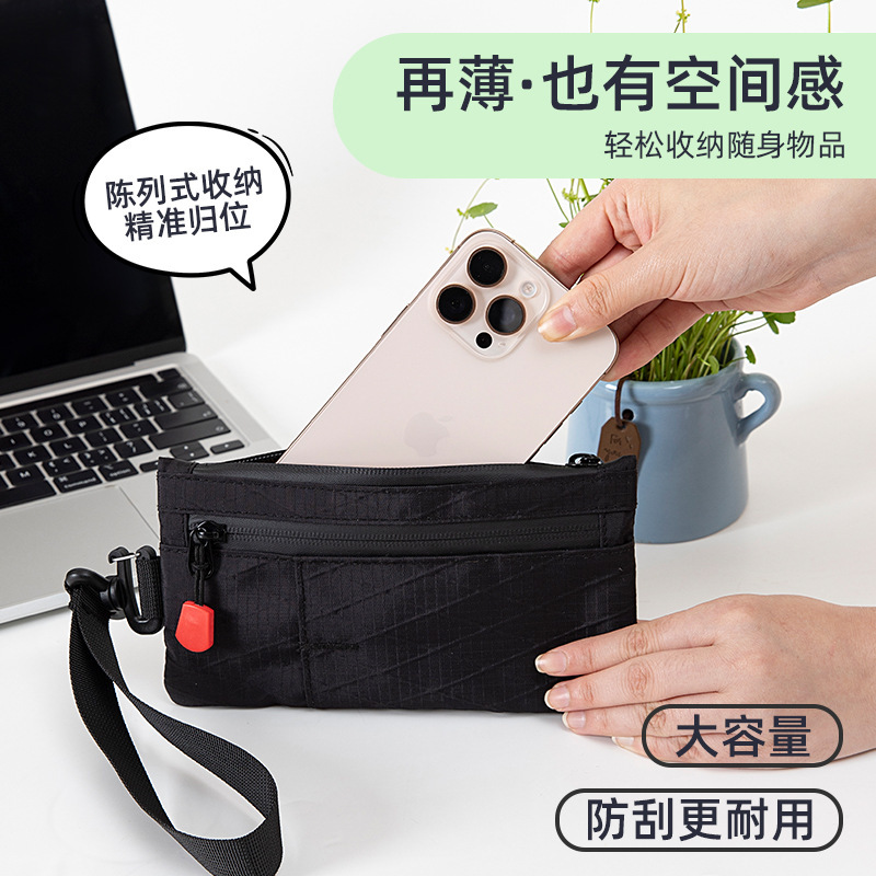 Amazon クロスボーダー防水盗難防止携帯電話ヘッドセットキーカード ID バッグポータブル現金小銭入れナイロン|undefined