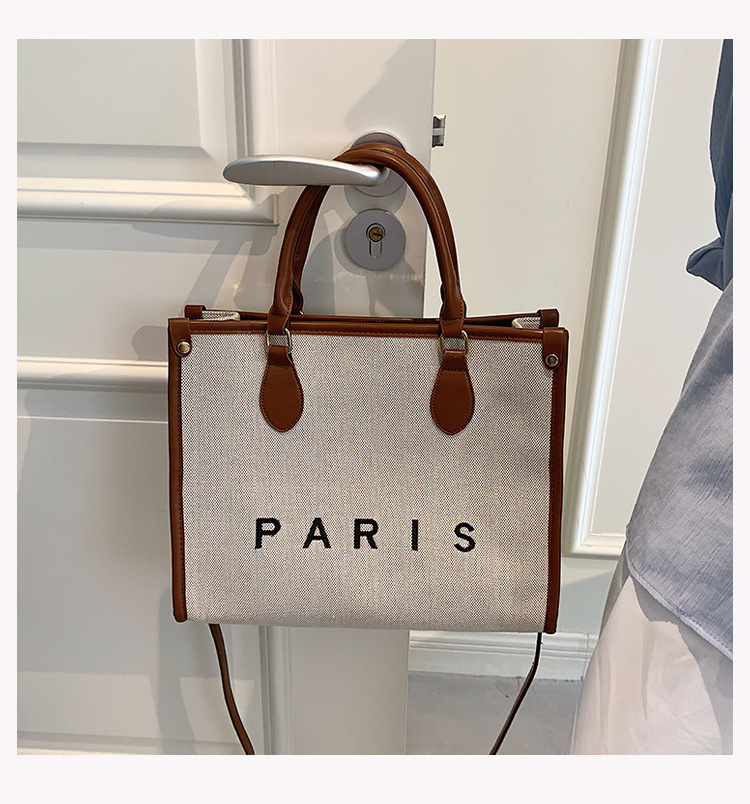 Nihaojewelry Wholesale Fashion Letter Paris Large Capacity Tote Bag display picture 116