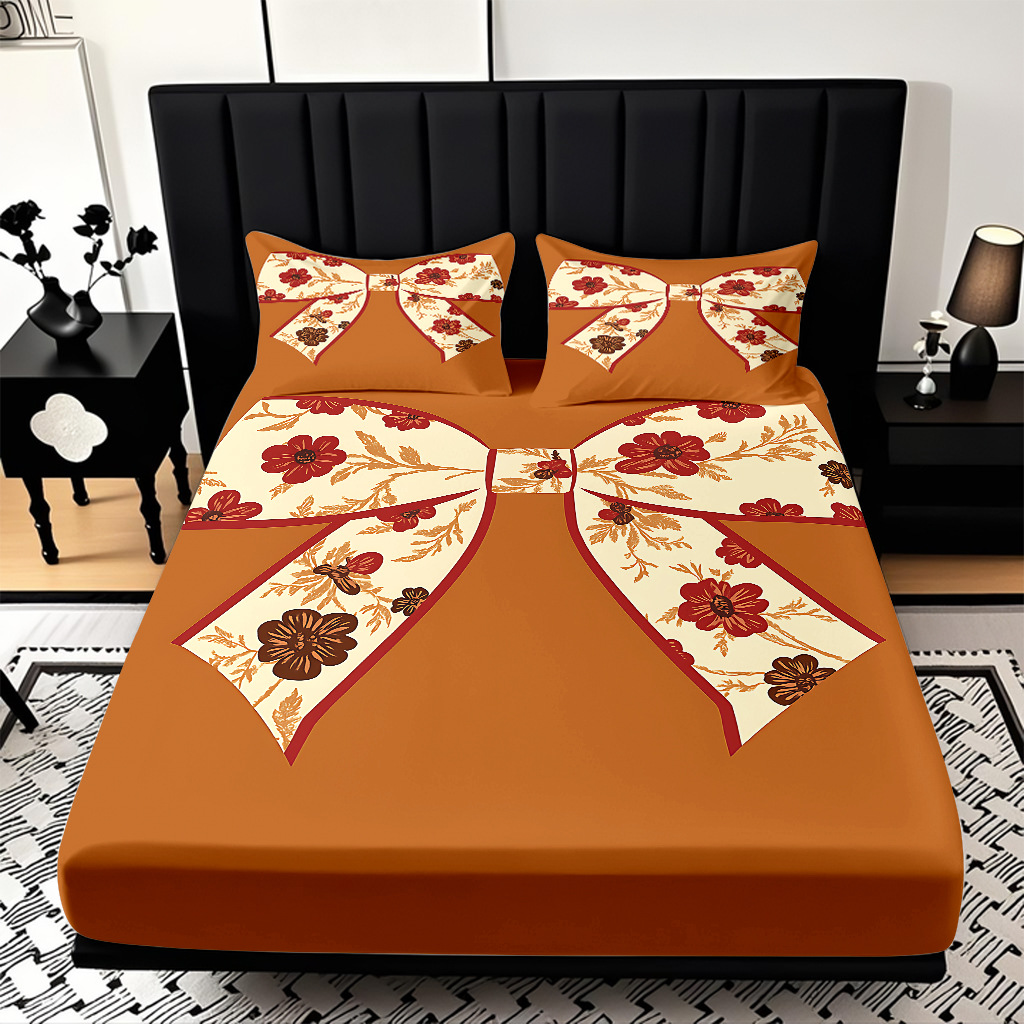 TEMU / JIT transfronterizo para mariposa colorido arco molido impresión digital cama de cama