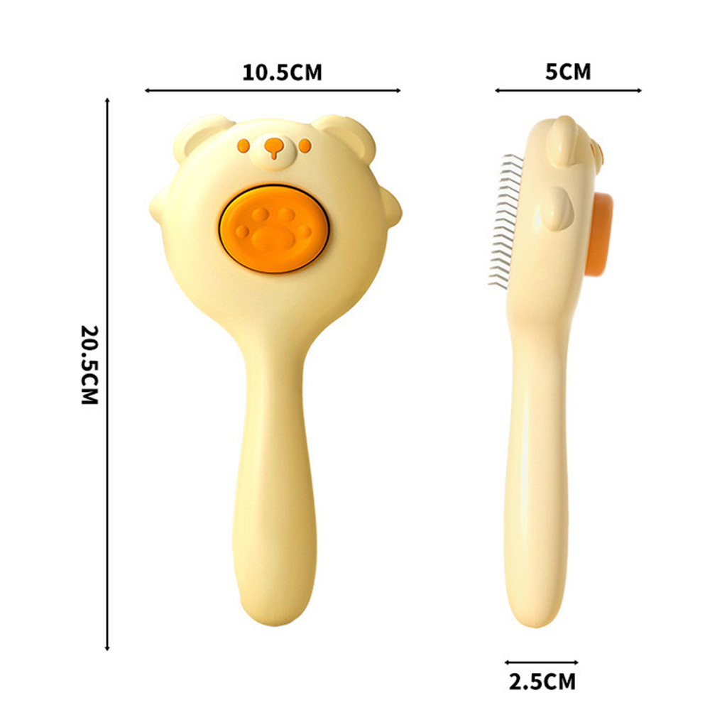 Peinado de oso - Amarillo (embalaje opp)