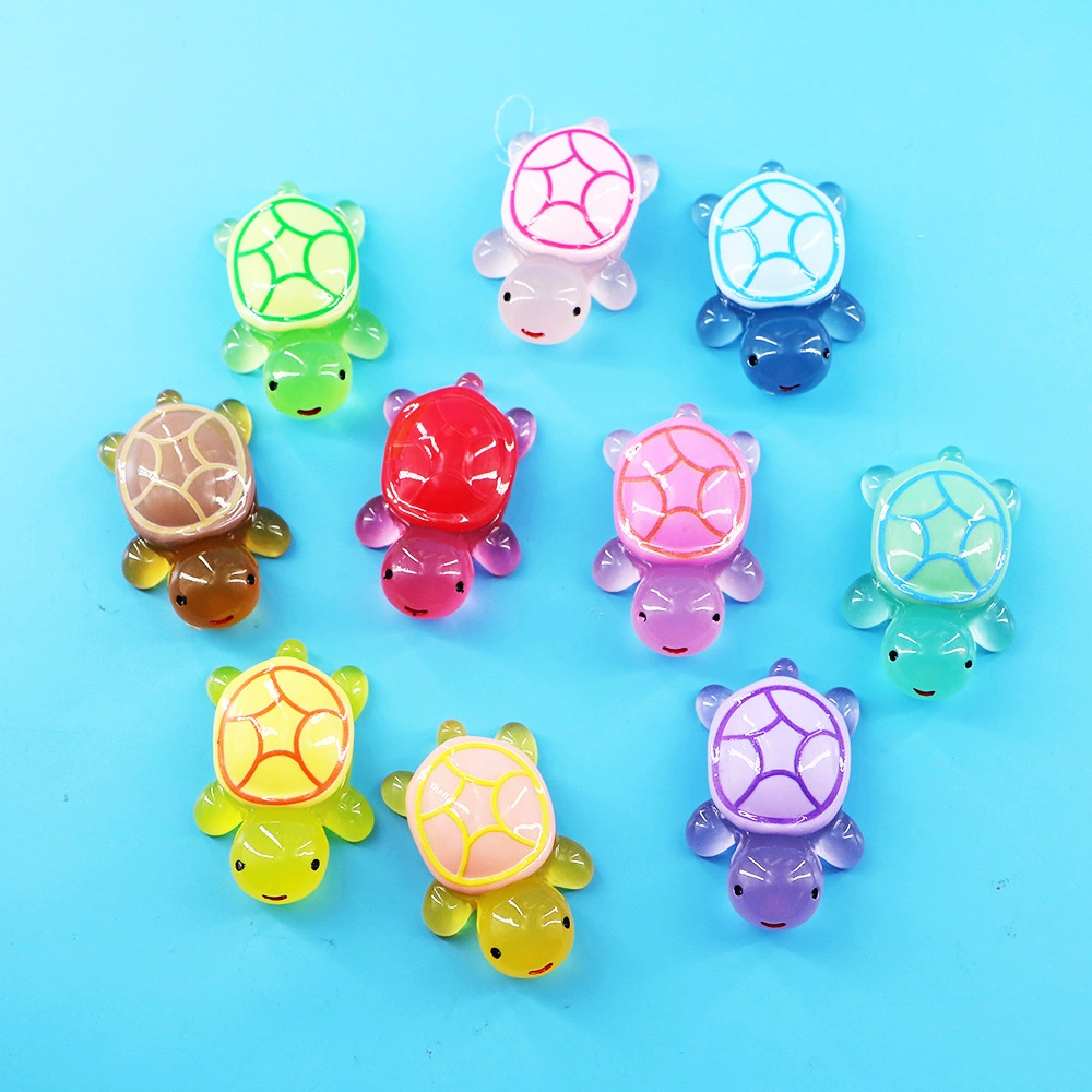 Популярная светящаяся черепаха DIY, кастомная, в стиле TikTok, 3D-украшение, черепаха в стиле TikTok, оптом