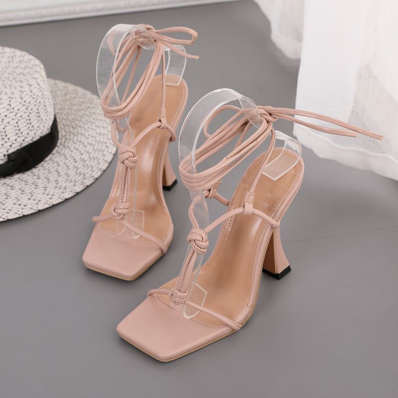 thick high-heeled sandals wholesale clothing vendor Nihaostyles NSHU68786