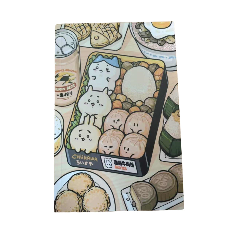 ジーカワ彩色絵内ページノートA5ソフトケース学生かわいい高颜値厚いプリント手描き帳簿|undefined