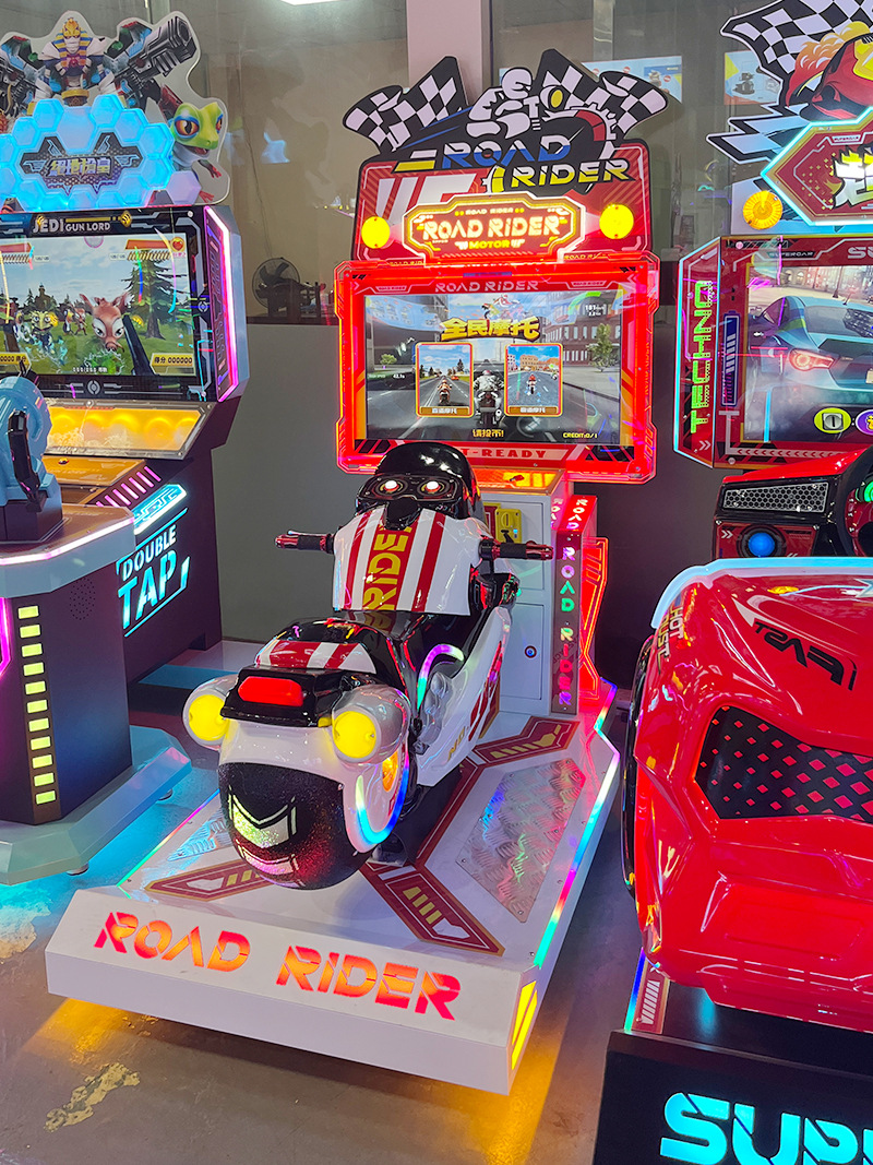 Racing Motorcycle Children's Paradise Juego de simulación Juego de juegos de entretenimiento interior Equipo de videojuegos Sala de juegos Juegos comerciales que conducen a monedas