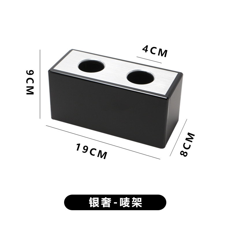 Plataforma de lujo de plata - marco de marca