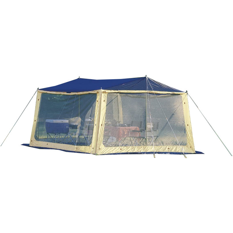 야외 캠핑 피크닉 캠핑 텐트 넓은 공간 모기 방지 방수 방수 사각형 대형 텐트