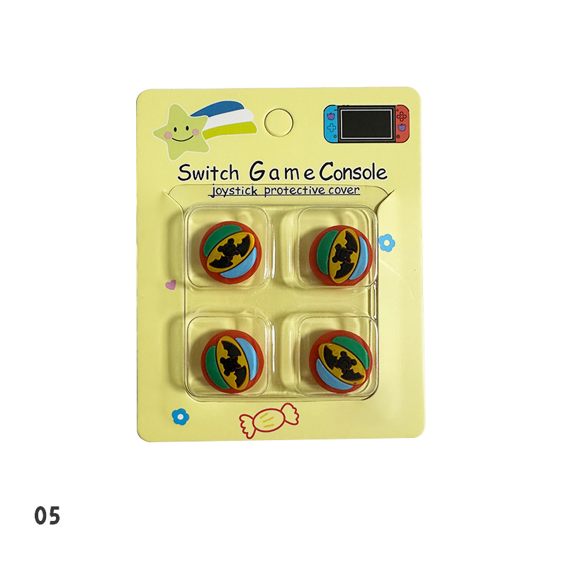 Tapa basculante de silicona de Nintendo Switch de dibujos animados NS Lite tapa basculante tapa protectora mango tapa protectora basculante