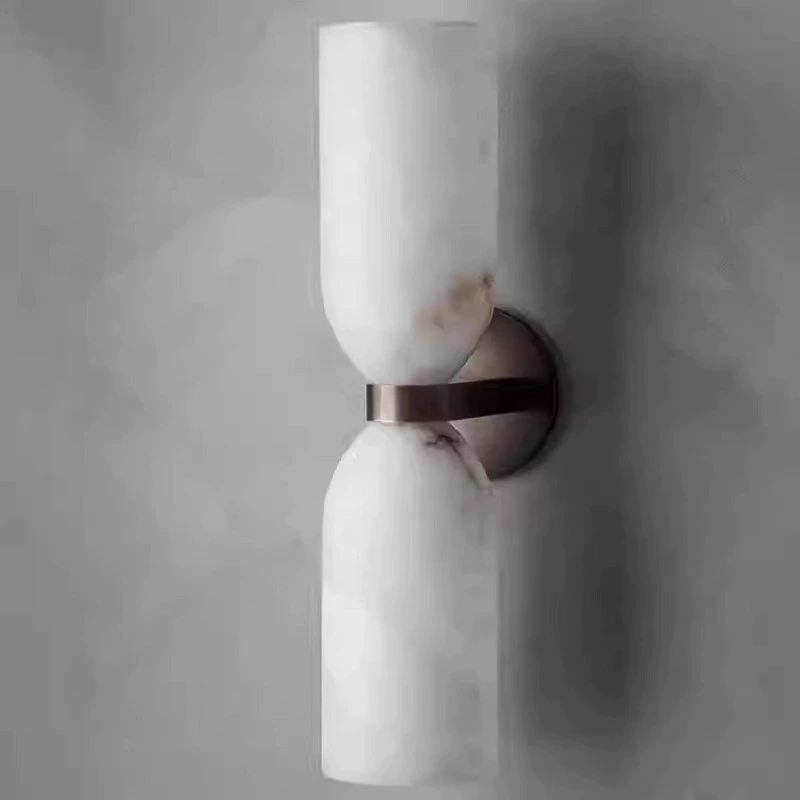 Copper modern sconce for living room for bed, creative lantern for corridor