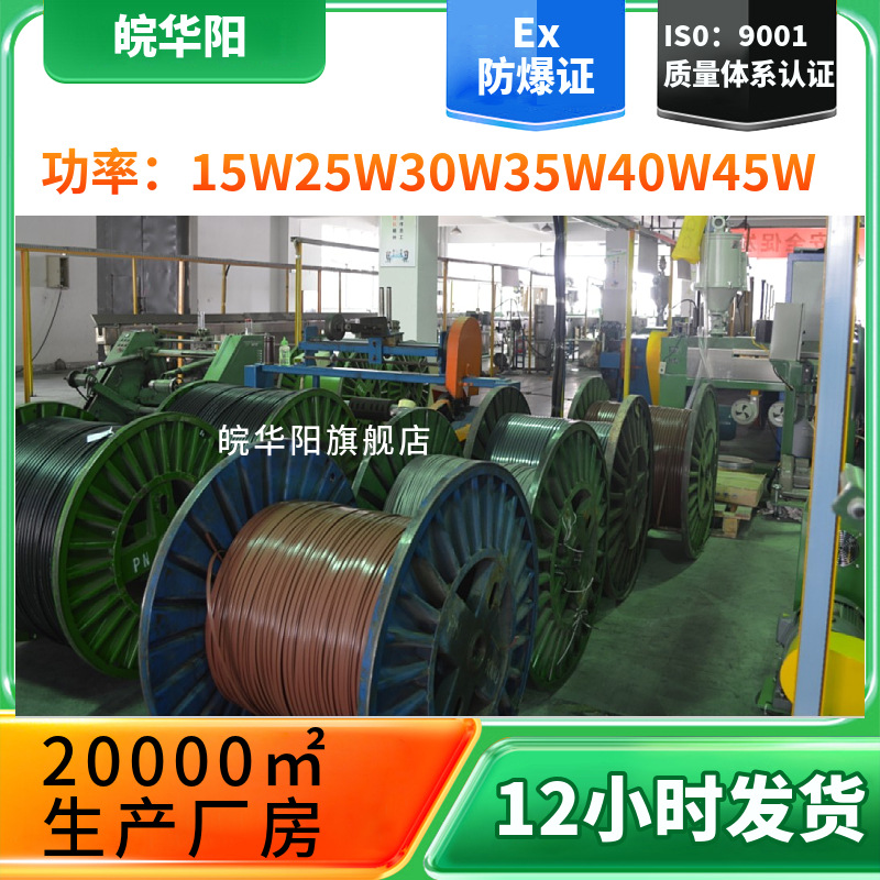 Flame retardant and explosion-proof electric heat tracing cable, defrosting self limiting electric h
