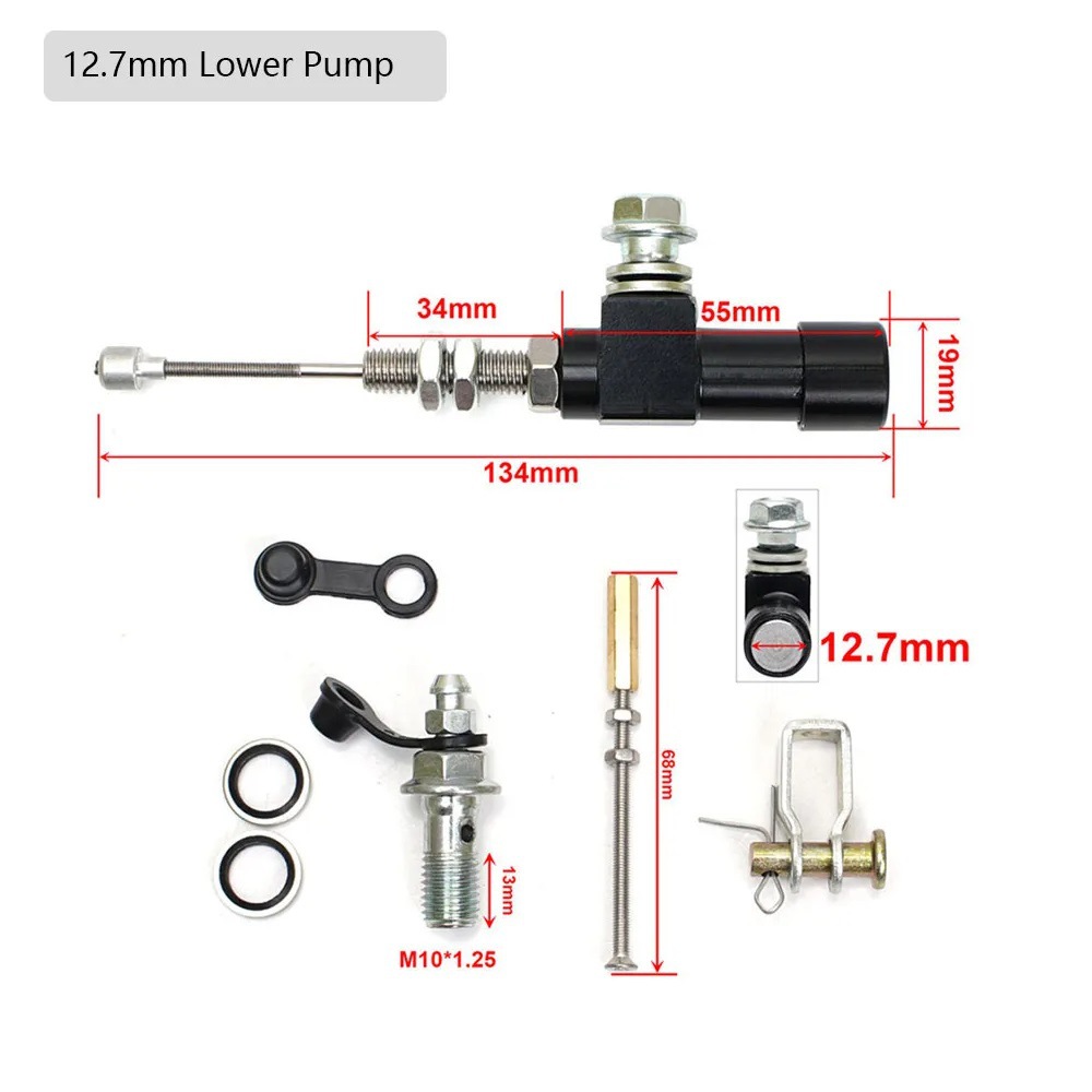Motorcycle modification parts hydraulic clutch cable modification hydraulic kit pump sub-cylinder clutch lower pump clutch pull pump
