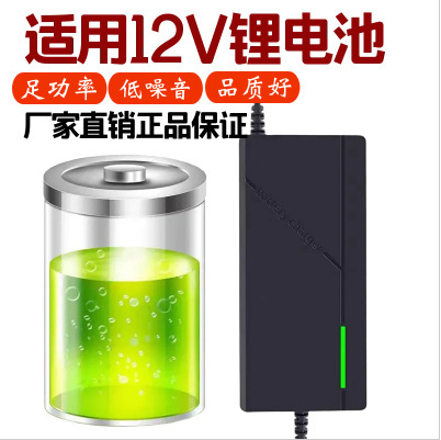 12-Volt Lithium-Ion Ternary Lithium Iron Phosphate Battery Charger 12.6V14.6V16.8V4A6A Fast Charging