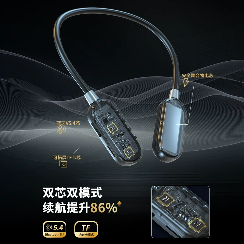 Фабричная прямые продажи 2025 новый проводной развешанный шейный Bluetooth наушник с супер долгим временем работы внутрикановый умный универсальный мобильный телефон